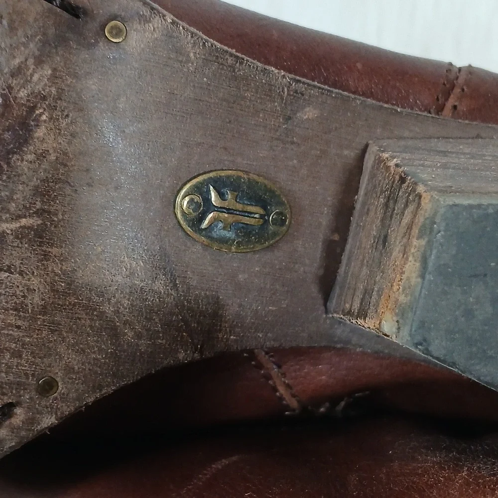 Frye Rich Brown Leather Ankle Booties Women's Sz 8.5 - Picture 9 of 12